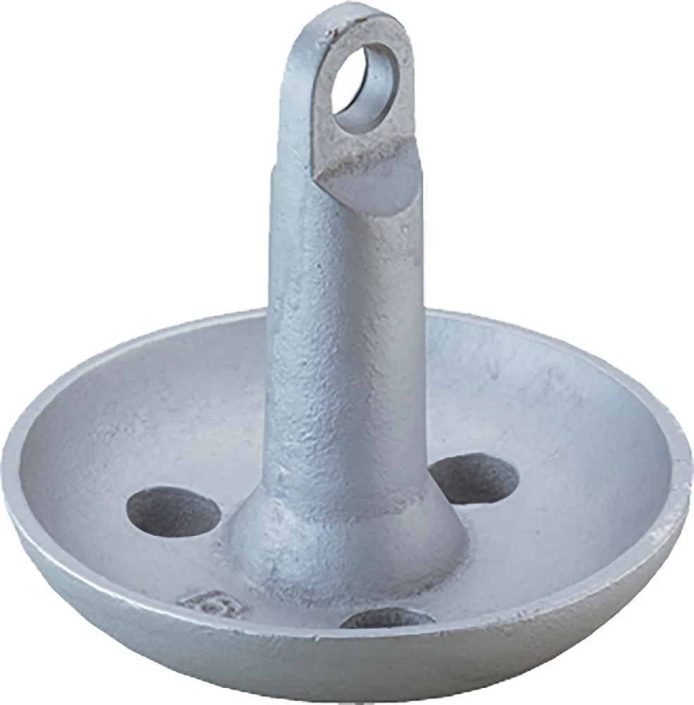 Attwood 9941-1 Cast Iron 8 lb Wide Area Mushroom Anchor                                                                         