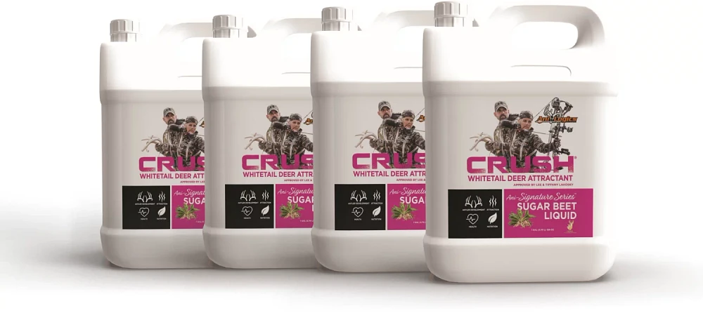 Crush Ani-Signature Series Sugar Beet 1-Gallon Liquid Deer Attractant 4-Pack                                                    