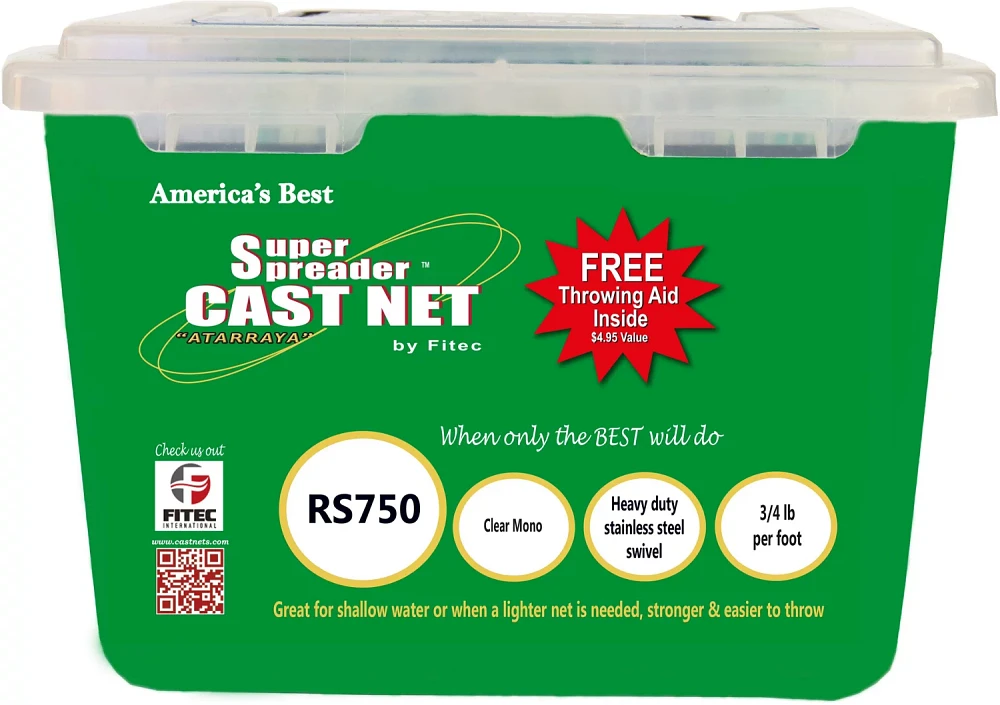 Fitec RS-750 Super Spreader Series ft Cast Net