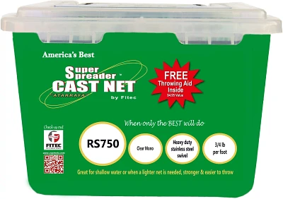 Fitec RS-750 Super Spreader Series ft Cast Net