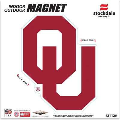 WinCraft University of Oklahoma 6x6 Magnet Decal                                                                                