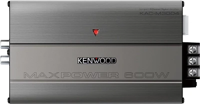 Kenwood Marine Compact 4-Channel 400 W Digital Amp                                                                              