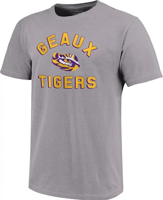 Image One Men's Louisiana State University Retro Stack Short Sleeve T-shirt