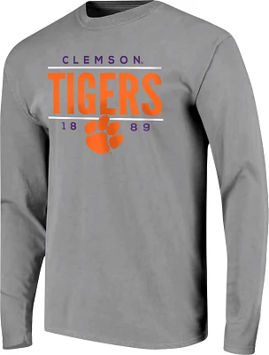 Image One Men's Clemson University Traditional Long Sleeve T-shirt                                                              