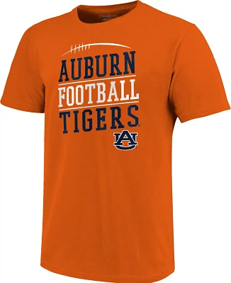 Image One Men's Auburn University Basic Football Short Sleeve T-shirt                                                           