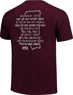 Image One Men's Mississippi State University Fight Song Overlay Short Sleeve T-shirt