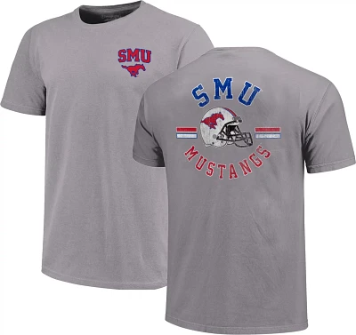 Image One Men's Southern Methodist University Helmet Arch Short Sleeve T-shirt