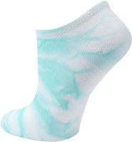 BCG Women's Tie-Dye No-Show Socks 6-Pack                                                                                        