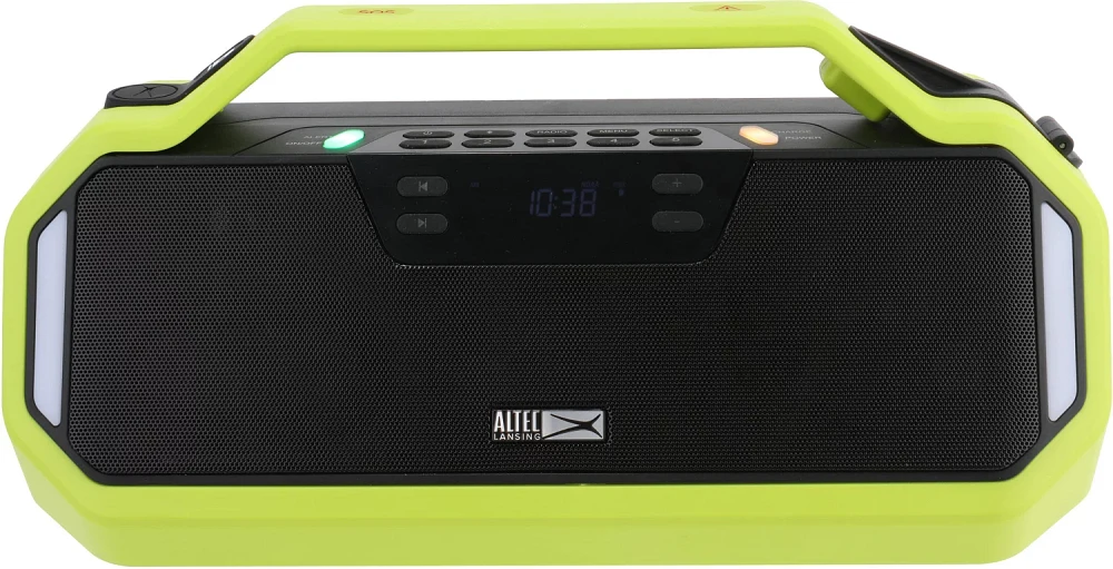 Altec Lansing StormChaser: Solar Powered or Hand Crank Survival Radio, Flashlight, and Powerbank                                