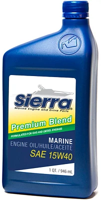 Sierra Premium Blend FC-W 15W-40 1 qt Heavy Duty Engine Oil                                                                     