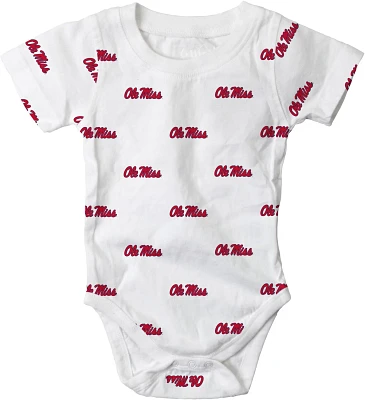 Wes and Willy Infant Boys' University of Mississippi Allover Graphic Creeper                                                    