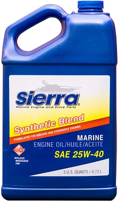 Sierra FC-W 25W-40 Premium Blend 5 qt Engine Oil                                                                                