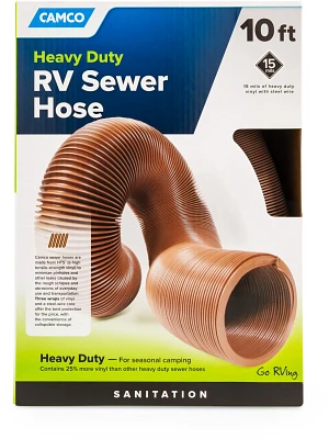 Camco HTS 10 ft. Heavy Duty RV Sewer Hose Kit                                                                                   