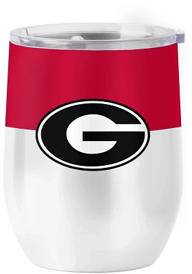 Logo University of Georgia Colorblock 16 oz Stainless Curved Tumbler                                                            