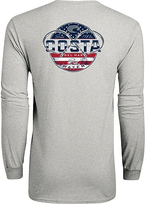 Costa Men's Chrome USA Long Sleeve T-shirt                                                                                      