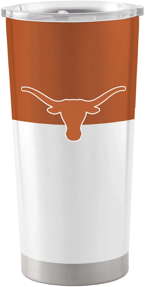 Logo University of Texas Colorblock 20 oz Stainless Tumbler                                                                     