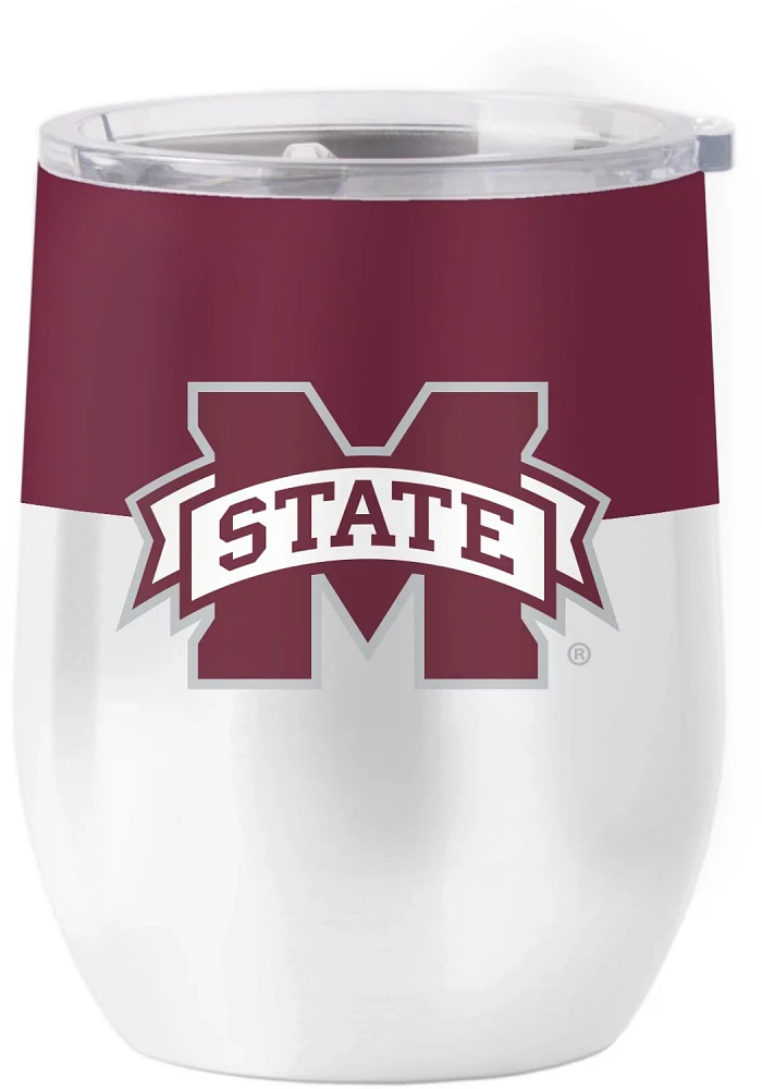 Logo Mississippi State University Colorblock 16 oz Stainless Curved Tumbler                                                     