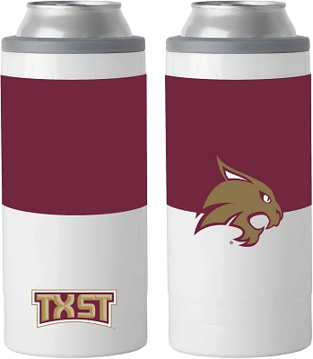 Logo Texas State University Colorblock 12 oz Slim Can Coolie                                                                    