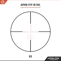 Athlon Optics BDC600A Argos HMR 2-12x42 SFP IR Reticle                                                                          