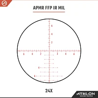 Athlon Optics BDC600A Argos HMR 2-12x42 SFP IR Reticle                                                                          