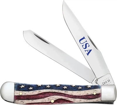 WR Case & Sons Cutlery Co Star Spangled Banner Trapper                                                                          