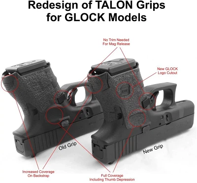 TALON Grips 116R Adhesive GLOCK Grip                                                                                            