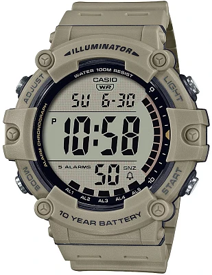 Casio Men's Wide Face Digital Resin Sport Watch