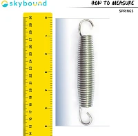 SkyBound HD Galvanized Replacement Trampoline Springs 12-Pack                                                                   