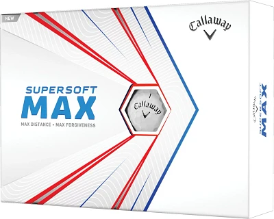Callaway Supersoft Max 21 Golf Balls 12-Pack                                                                                    