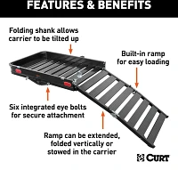 CURT Aluminum Ramp Cargo Carrier                                                                                                