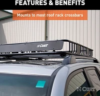 CURT 21 in x 37 in Roof Rack Cargo Carrier Extension                                                                            