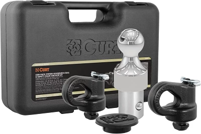 CURT OEM GM Puck System Gooseneck Ball and Safety Chain Anchor Kit                                                              