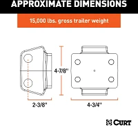 CURT Rebellion XD Pintle Mount Attachment                                                                                       