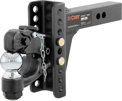 CURT 13,000 lb Adjustable Channel Mount with 2-5/16 in Ball and Pintle                                                          