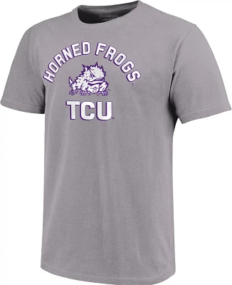 Image One Men's Texas Christian University Retro Stack Short Sleeve T-shirt