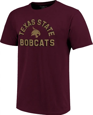 Image One Men's Texas State University Retro Stack Short Sleeve T-shirt                                                         