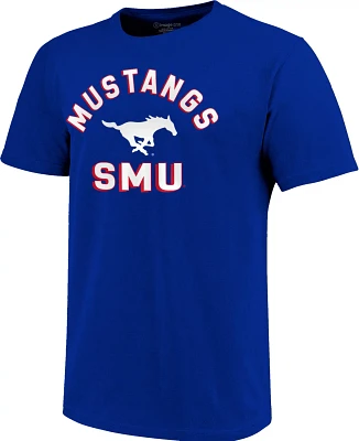 Image One Men's Southern Methodist University Retro Stack Short Sleeve T-shirt