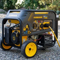 Firman 10,000 Watt Electric Start Dual Fuel Generator                                                                           