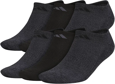 adidas Men's Large Athletic No-Show Socks 6 Pack