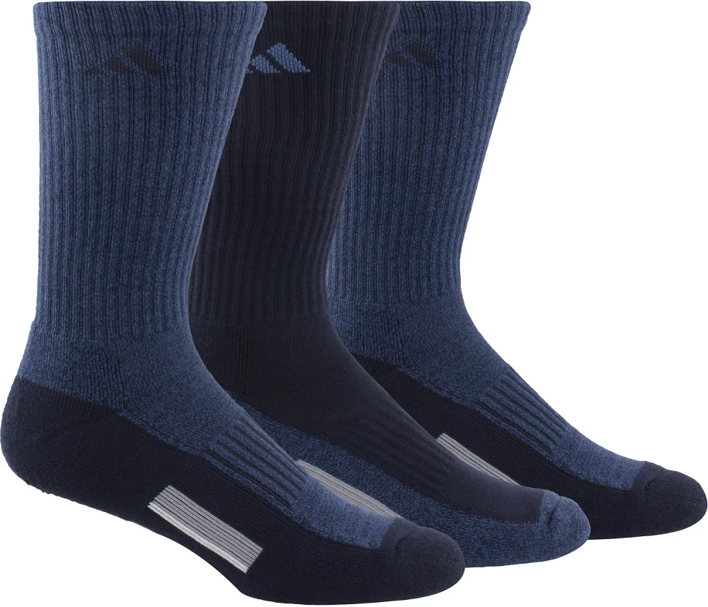 adidas Men’s Cushioned Climalite X Crew Socks 3 Pack                                                                          