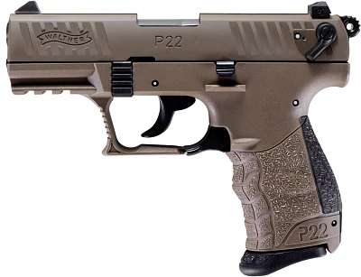Walther P22Q Military FDE 22 LR Rimfire Pistol                                                                                  