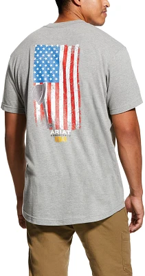 Ariat Men's Rebar Cotton Strong Americana Graphic T-Shirt