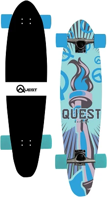 Quest Blue Flame 42 in Longboard                                                                                                