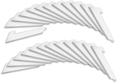 Outdoor Edge RazorSafe System Utility 3 in Replacement Blades 24-Pack                                                           