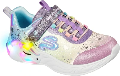 SKECHERS Girls’ Pre-School Unicorn Dreams Light-Up Shoes                                                                      