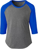 Soffe Girls' Heathered Baseball T-Shirt                                                                                         