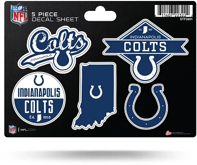 Rico Indianapolis Colts University 5-Piece Sticker Sheet                                                                        