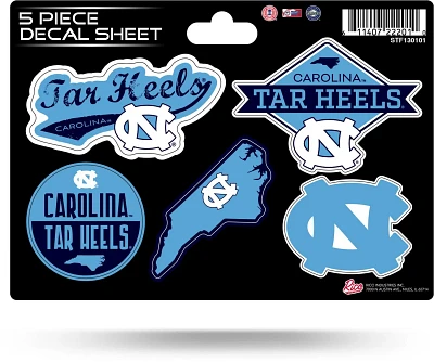 Rico University of North Carolina 5-Piece Sticker Sheet                                                                         