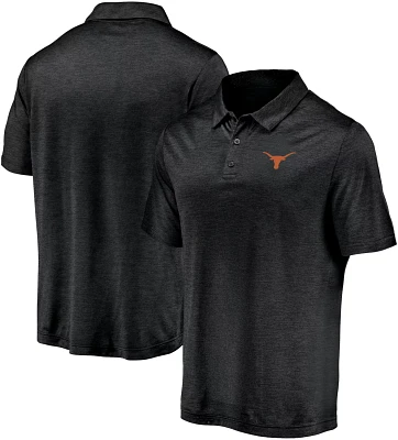 Fanatics Men’s University of Texas Primary Logo Striated Polo Shirt