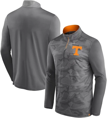 Fanatics Men's University of Tennessee Shade Camo Jacquard 1/4 Zip Pullover                                                     